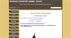 Desktop Screenshot of animalhouse.be